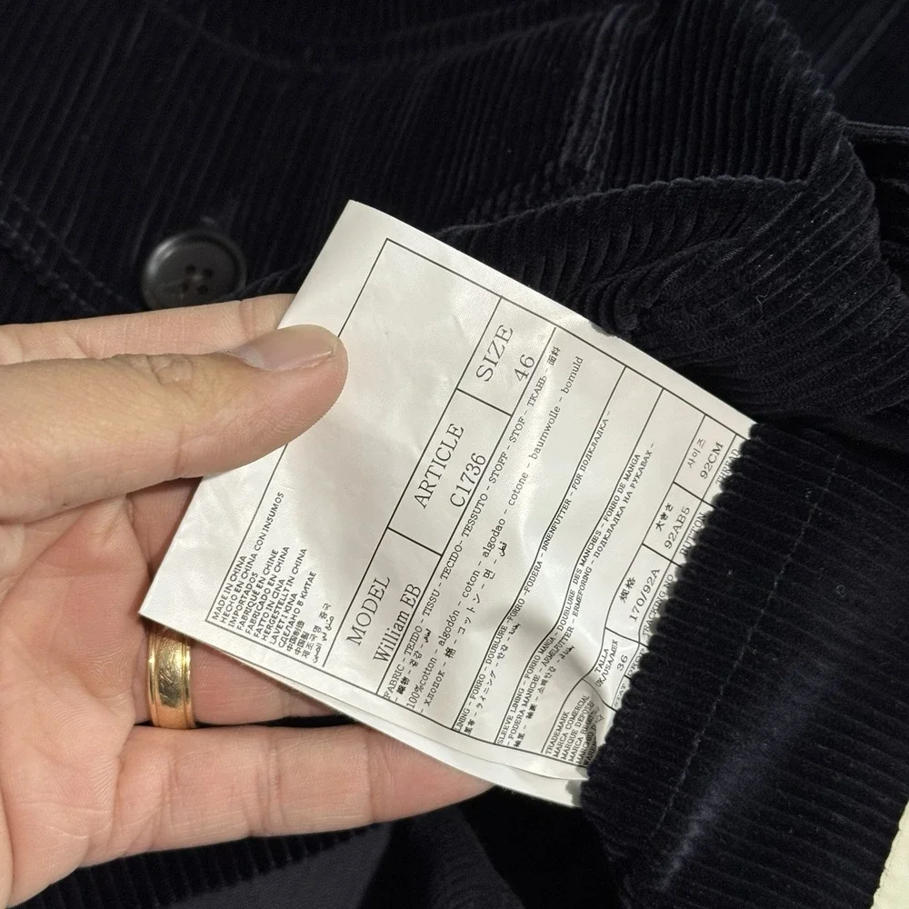 Suitsupply corduroy overshirt